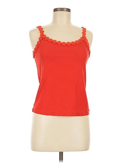 Pre-owned Paris Atelier & Other Stories Tank Top Orange Sweetheart Neckline Tops