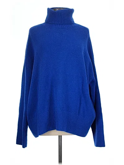 Pre-owned Paris Atelier & Other Stories Turtleneck Sweater In Blue