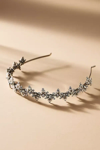 Paris By Debra Moreland Venetian Headband In Silver
