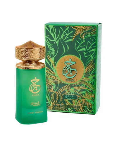 Paris Corner Unisex 3.4oz Pistachio Khair Edp Spray