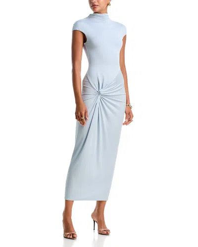 Paris Georgia Antonia Twist Maxi Dress In Blue