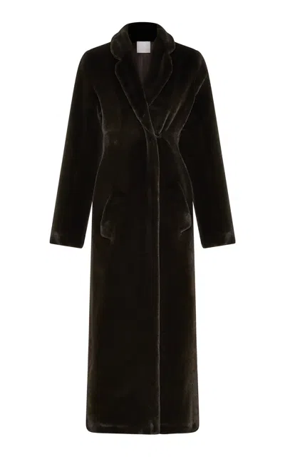 Paris Georgia Black 09 Augustine Faux-fur Coat