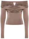 Paris Georgia Axel Top In Brown
