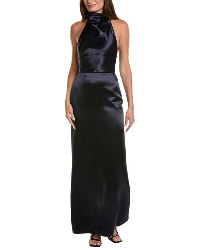 Paris Georgia Back Wrap Maxi Dress In Black