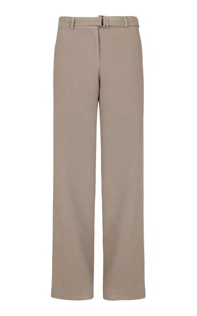 Paris Georgia Basil Crepe Suiting Trouser In Grey