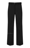 Paris Georgia Basil Twill Trousers In Black