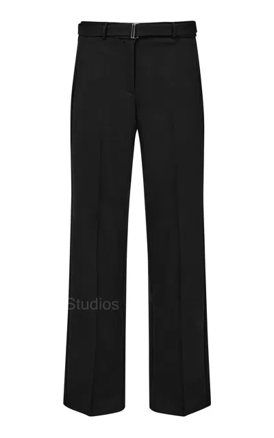 Paris Georgia Basil Twill Trousers In Black