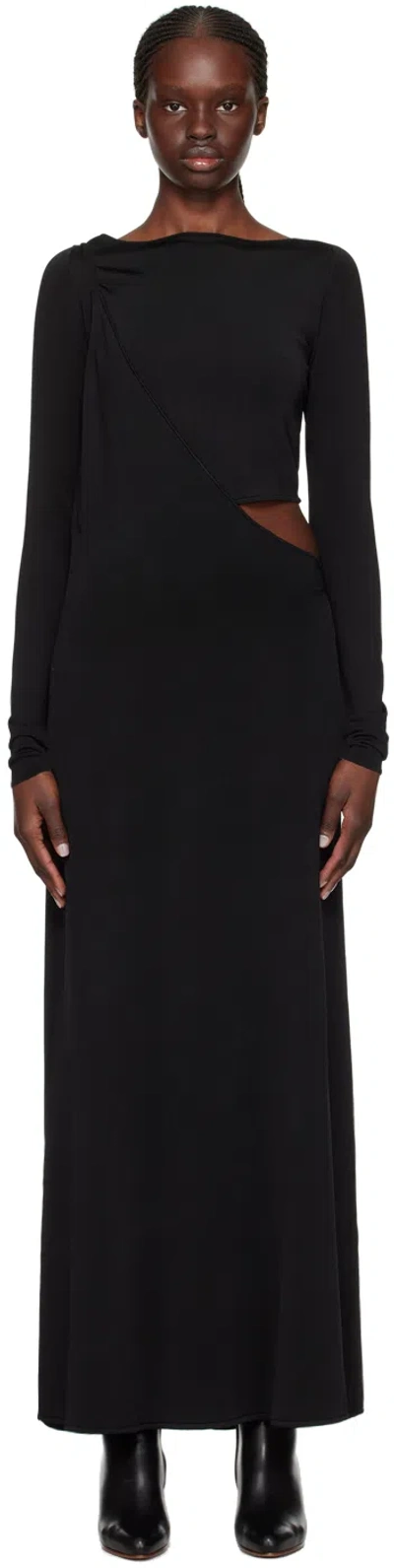 Paris Georgia Cutout Maxi Dress In Black