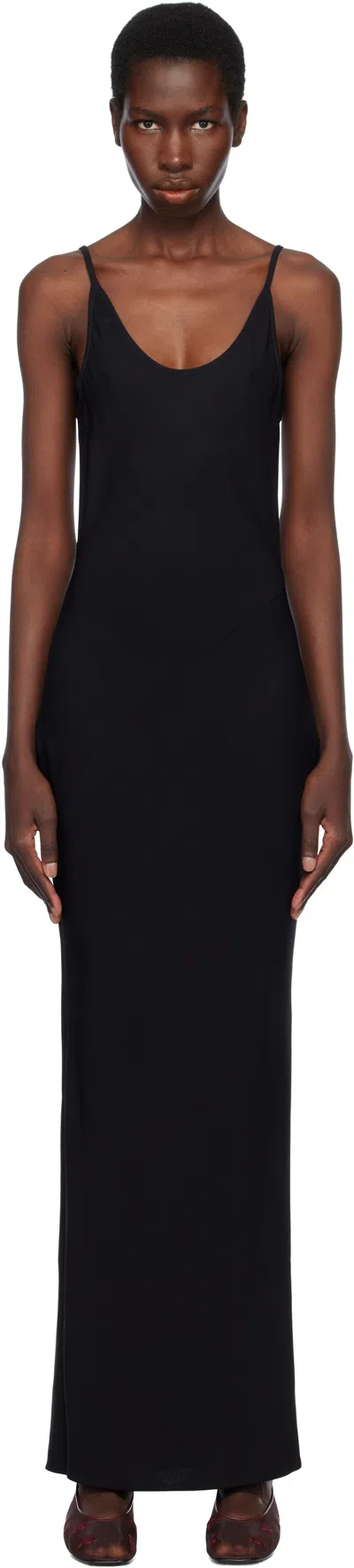 Paris Georgia Black Elemental Mala Slip Maxi Dress
