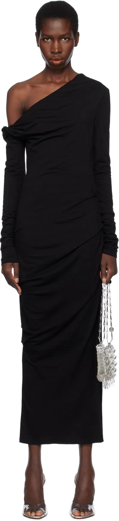 Paris Georgia Black Elemental Manahou Maxi Dress