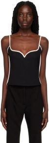 Paris Georgia Heart-shaped Vest In Black/white