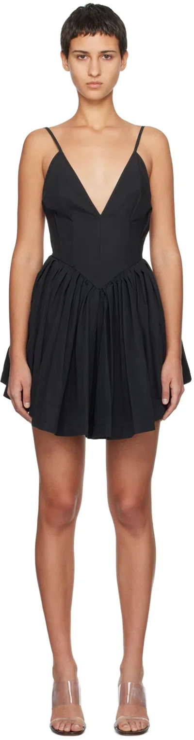 Paris Georgia Black Paloma Minidress