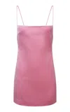 Paris Georgia Blaze Satin Mini Slip Dress In Grey