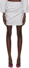 Paris Georgia Blue Remmy Miniskirt In Subtle Blue
