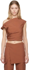 Paris Georgia Burgundy Alice Tank Top In Spice