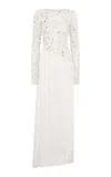 Paris Georgia Claire Crochet Sequined Dress