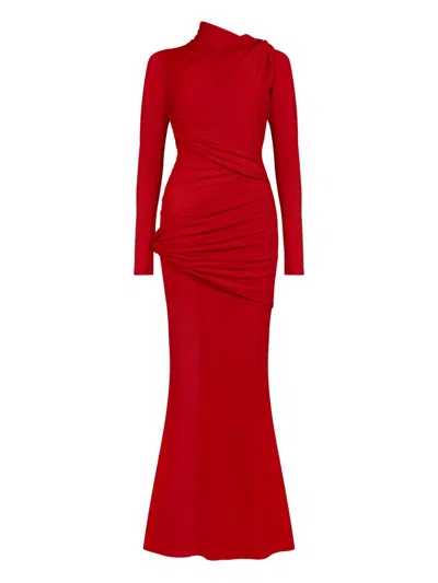 Paris Georgia Claw Aria Dress In Red