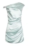 Paris Georgia Claw Remmy Draped Mini Dress In Blue