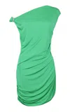 Paris Georgia Claw Remmy Ruched Mini Dress In Green