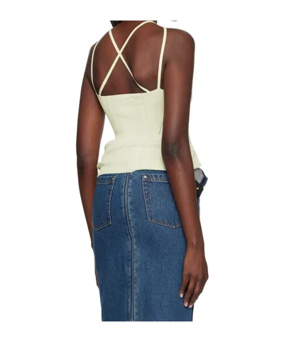 Paris Georgia Crisscross Vest In Blue