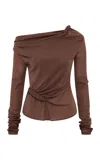 Paris Georgia Croissant Mesh Top
