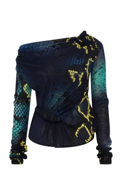 Paris Georgia Croissant Mesh Top