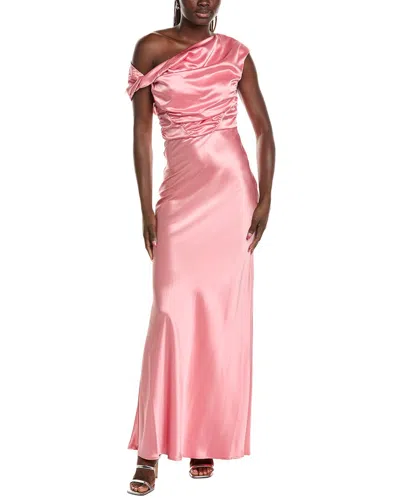 Paris Georgia Davie Maxi Dress In Pink