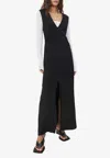 Paris Georgia Elemental Bettina Silk Maxi Dress In Black