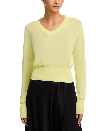 Paris Georgia Elemental Darla Sweater In Yellow