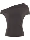 Paris Georgia Ssense Exclusive Black Ida T-shirt In Grey