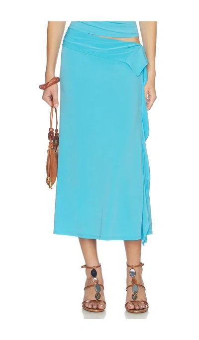 Paris Georgia Elemental Lera Skirt In Blue