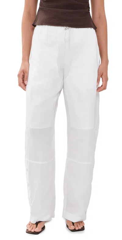 Paris Georgia Elemental Parachute Pants White