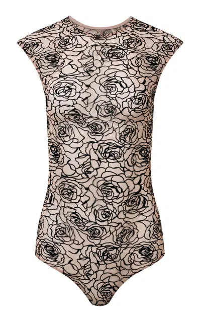 Paris Georgia Floral Printed Backless Top In Multi