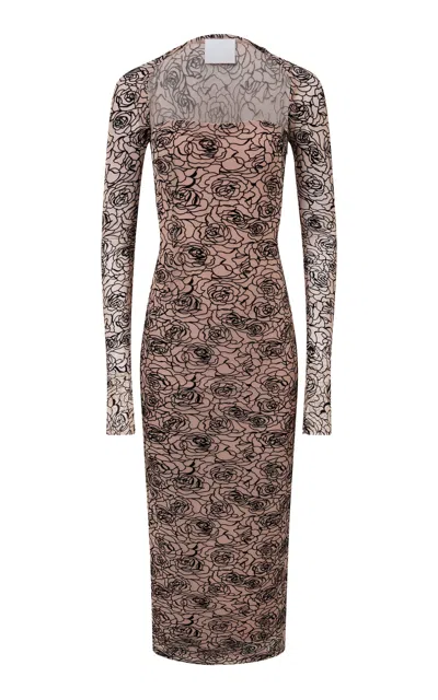 Paris Georgia Floral Printed Strapless Dress In Multi