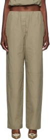 Paris Georgia Green Cocoon Trousers In Clay