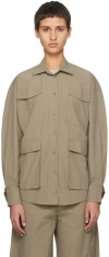 Paris Georgia Green Oversized Shirt In Clay