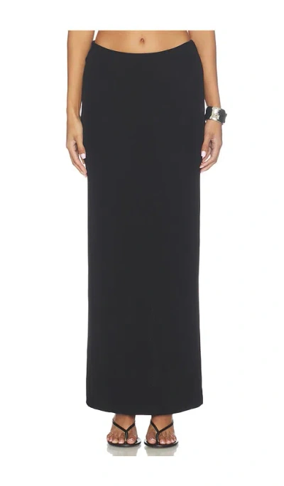Paris Georgia Half Moon Skirt In Black