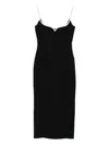 Paris Georgia Sweatheart-neck Maxi Dress In Black