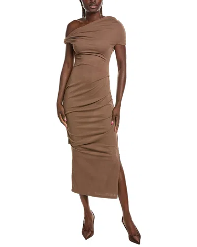 Paris Georgia Ida Midi Dress In Red