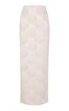 Paris Georgia Iona Tassel Fringe Maxi Skirt In Off-white