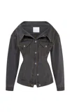 Paris Georgia Jemimah Denim Jacket In Grey