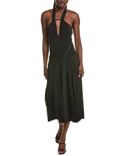 Paris Georgia Ken Midi Dress In Black