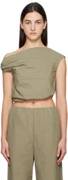 Paris Georgia Khaki Alice Blouse In Clay
