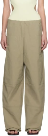 Paris Georgia Khaki Cocoon Track Pants In Clay