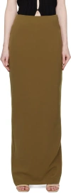 Paris Georgia Khaki Audrey Minidress In Caramel
