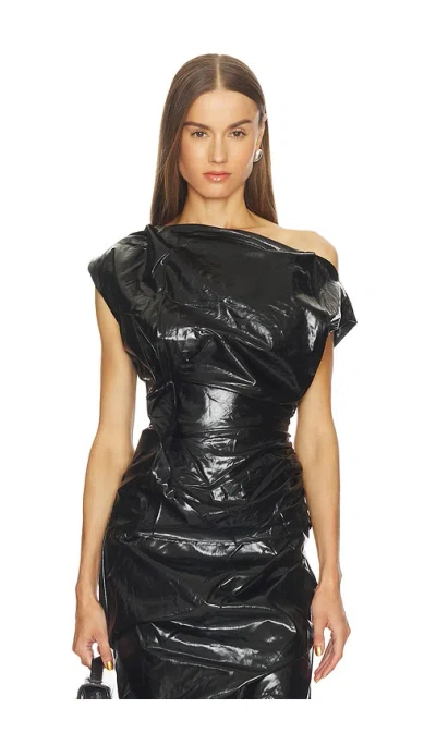 Paris Georgia Liquid Top In Black