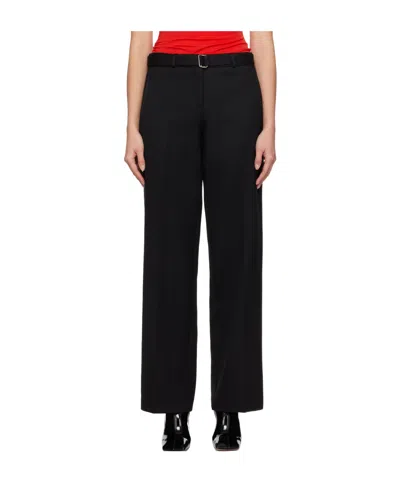 Paris Georgia Loose Casual Pants In Black