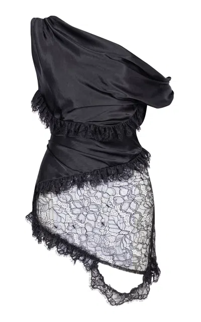 Paris Georgia Mae Ballerina Lace Top In Black