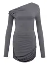 Paris Georgia Manahou Twist Mini Dress In Gray