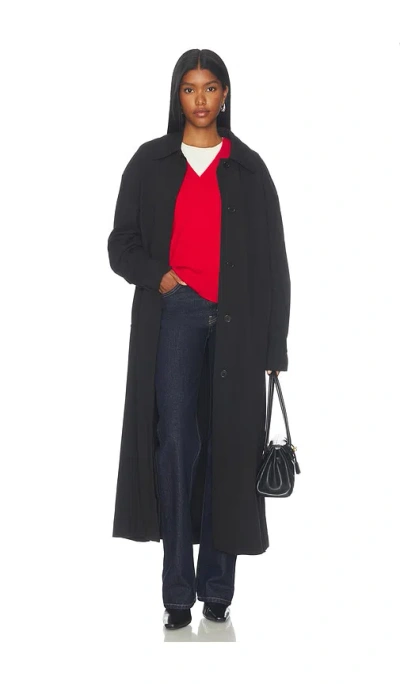 Paris Georgia Marianne Trench In Black
